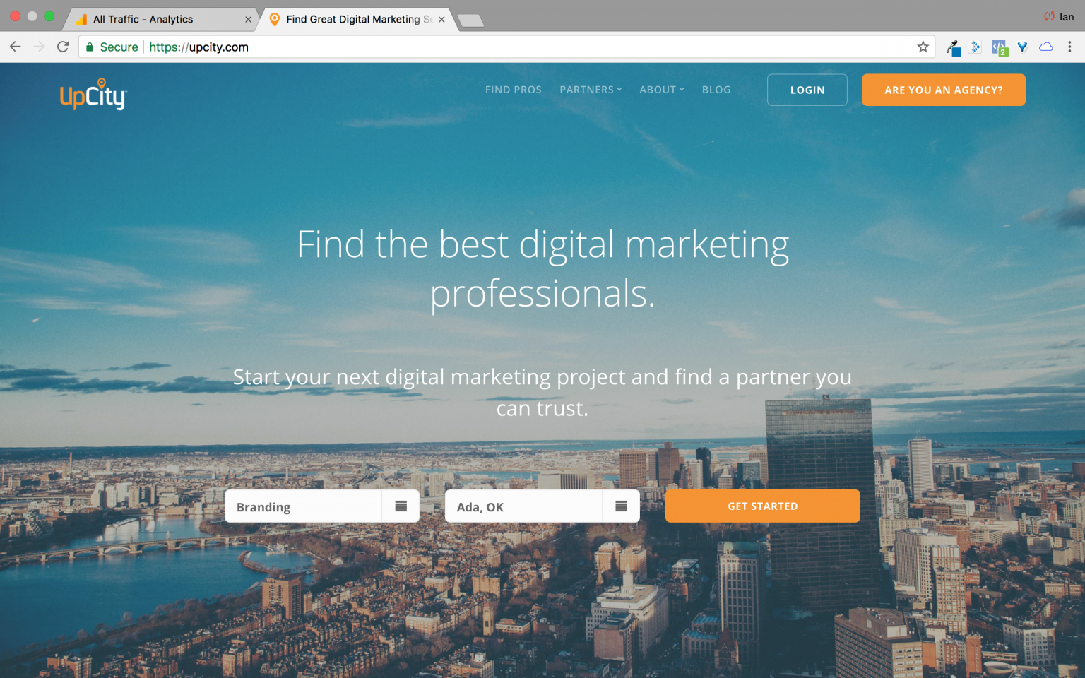 UpCity is a directory of digital marketing consultants and professionals