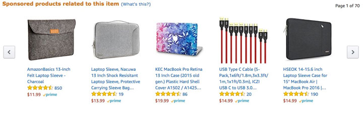 Use Amazon Ads to show your products on competitor listings