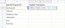 GIF showing steps on how to use the GOOGLETRANSLATE formula in Google Sheets