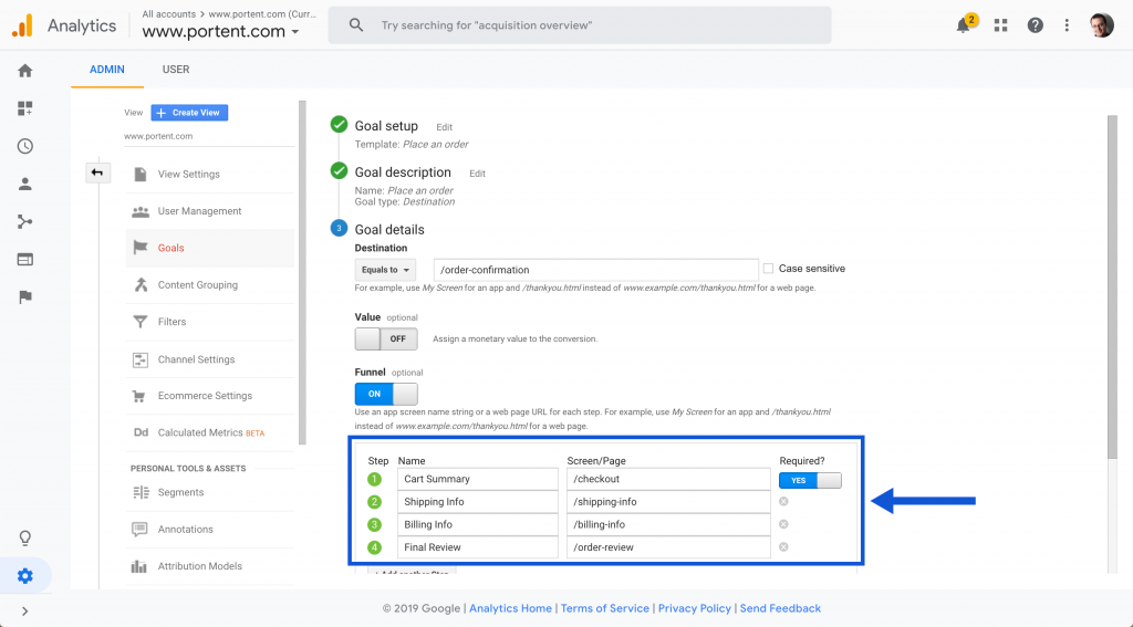 Example of Using Funnels